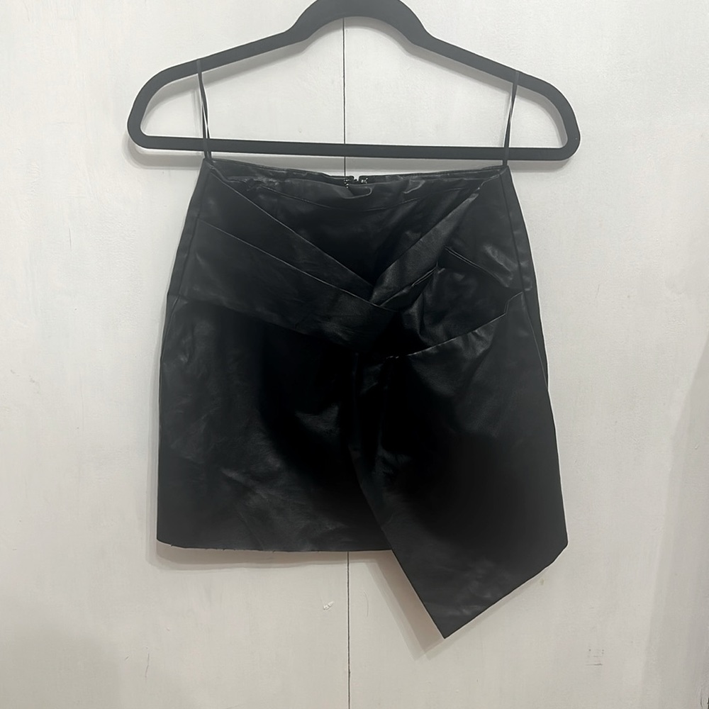 Leather Skort